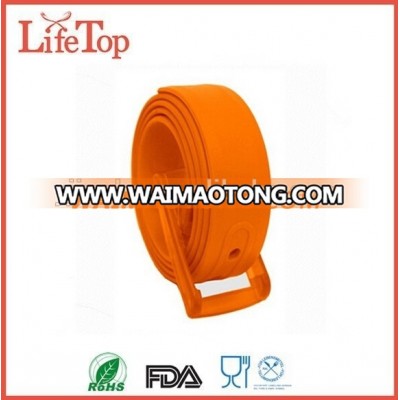 NEW!China Facotry Orange Silicone Golf Belt - One Size Fits All